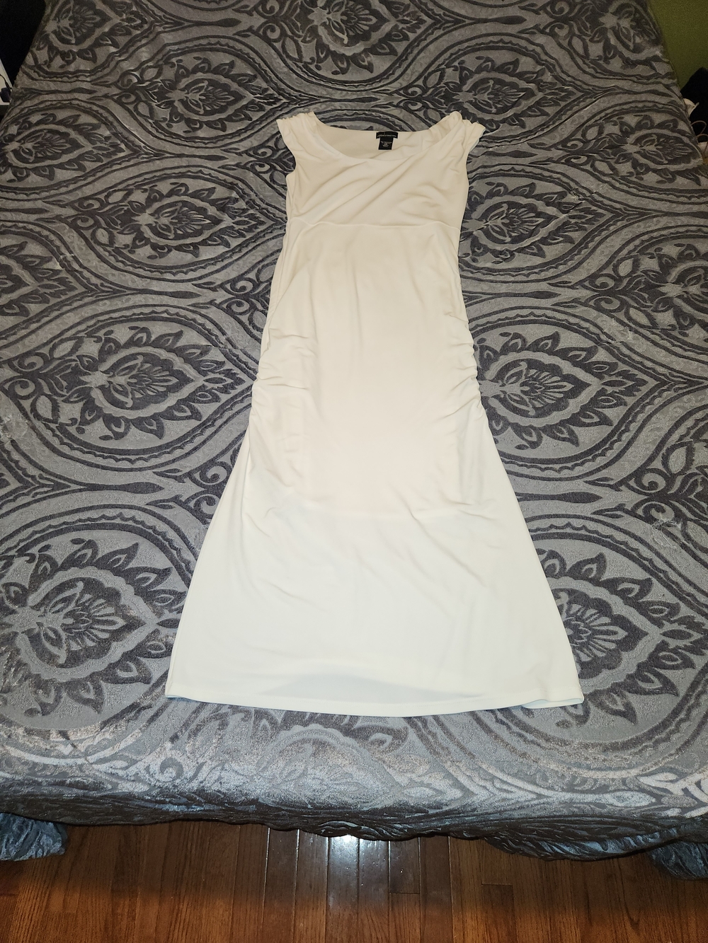 Moda International White Midi Sheath Dress